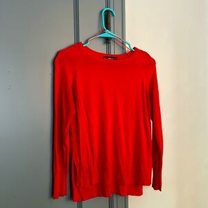 Red Zara Knit Sweater